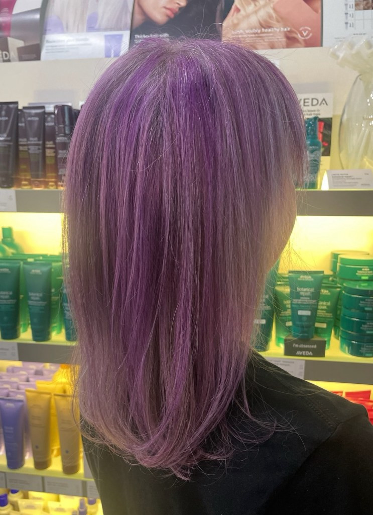 Shoulder Visual Idea Shoulder Visual Idea — Lavender Hair