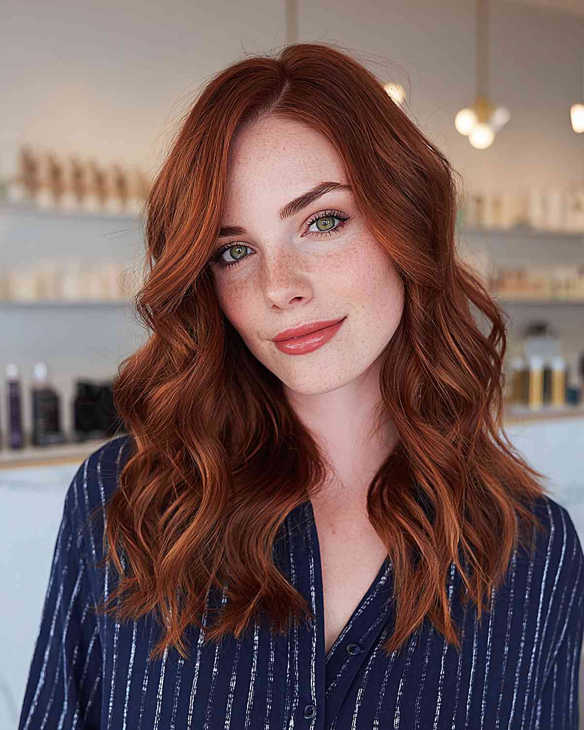 Striking Vibrant Red With Brown Tones Striking Vibrant Red With Brown Tones — Red Brown Hair
