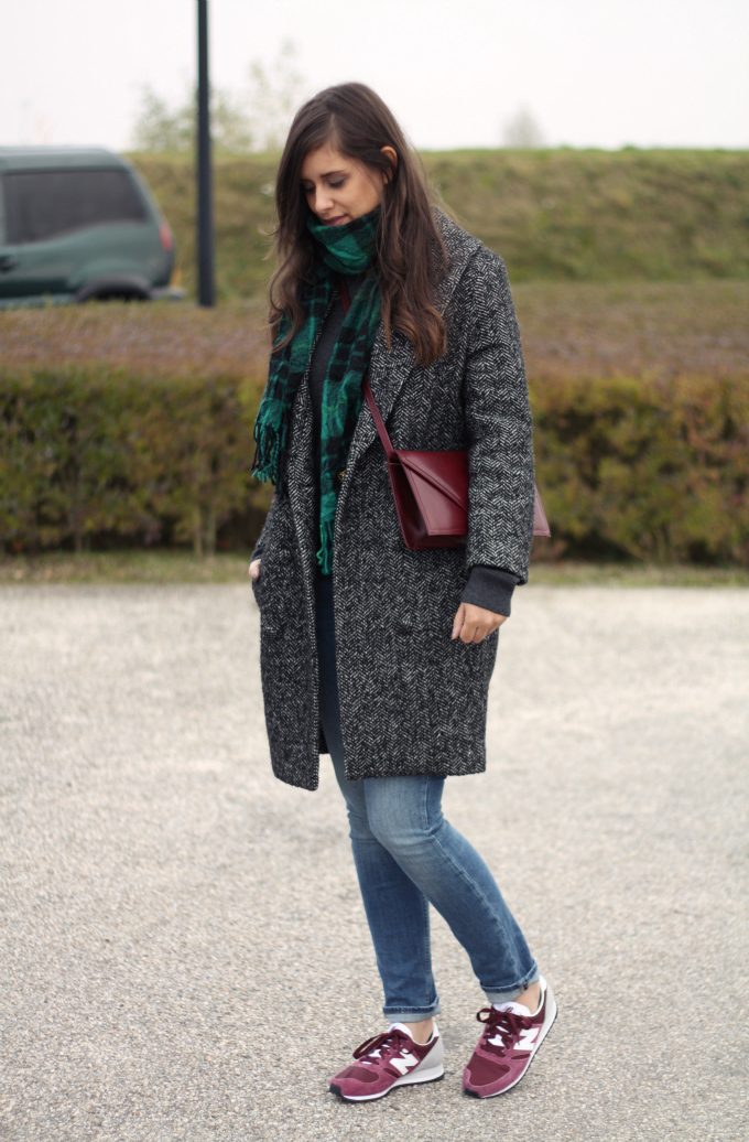 Autumnal Charm: New Balance with Tweed and Plaid Autumnal Charm: New Balance with Tweed and Plaid — New Balance Outfits