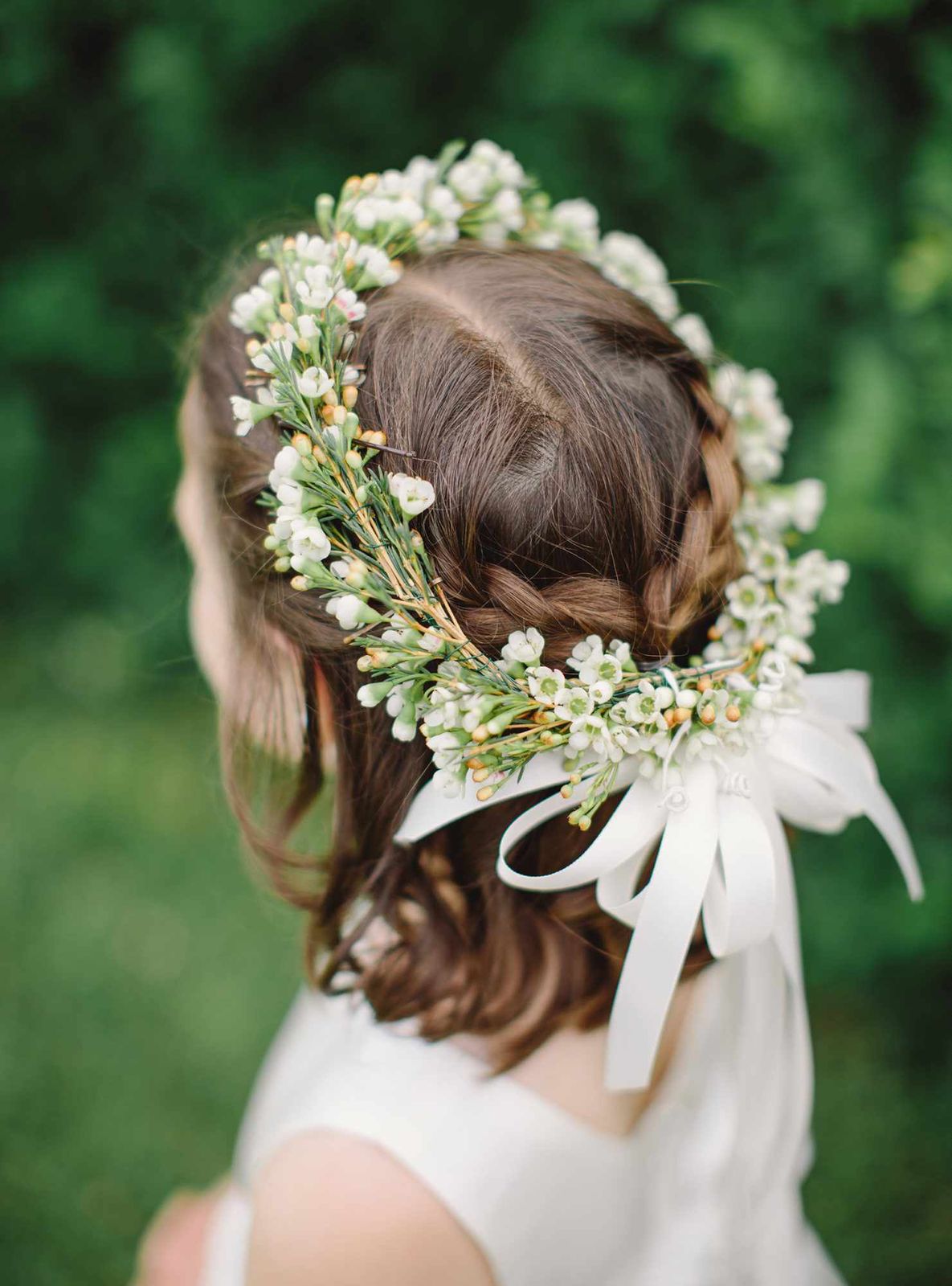 Shoulder-Length Visual Idea Shoulder-Length Visual Idea — Flower Girl Hairstyles