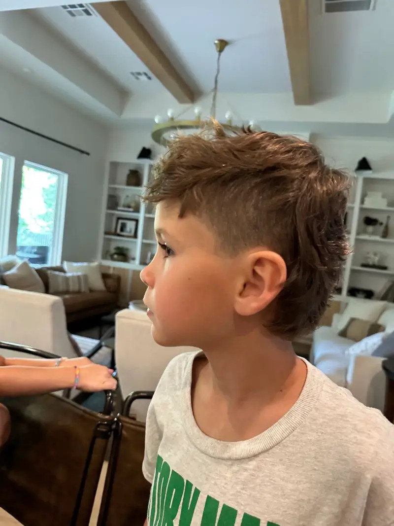 Modern Mullet Fade With Wavy Texture — Toddler Boy Haircuts