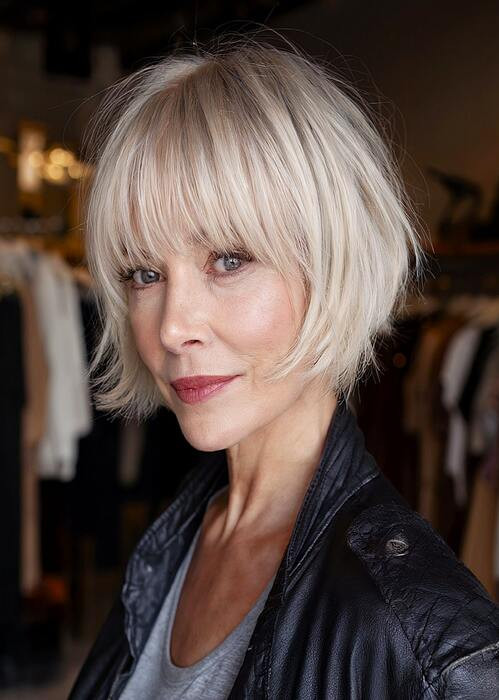 Bob Visual Idea — Short Blonde Hair