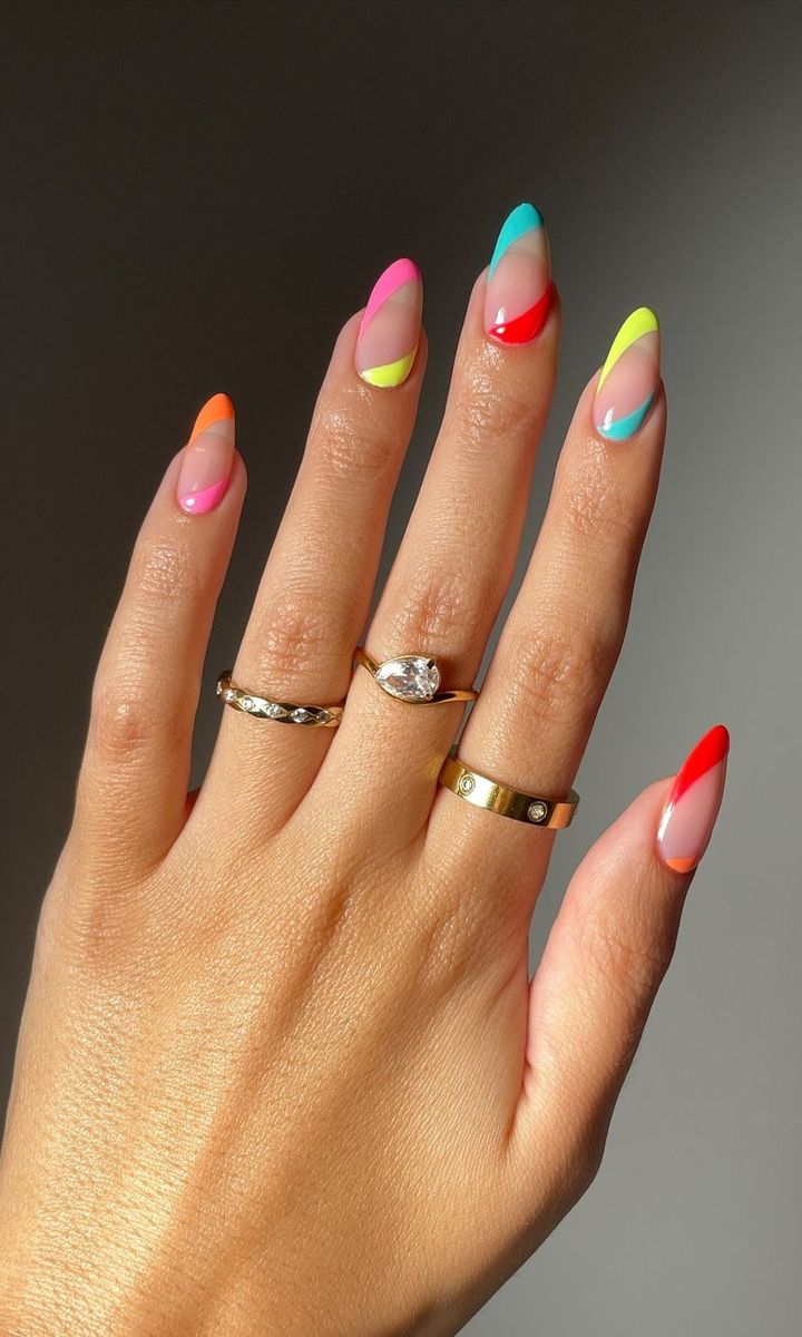 Glossy Visual Idea Glossy Visual Idea — Colorful Nails