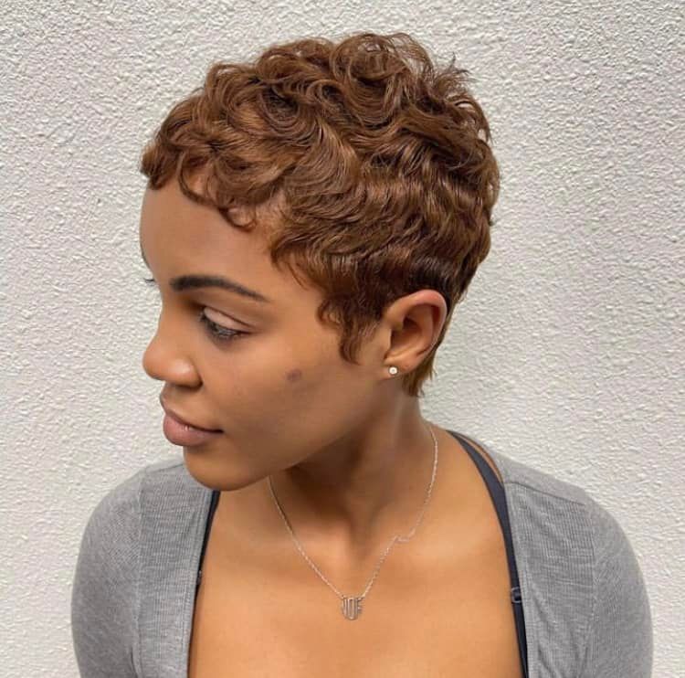 Light Brown Textured Pixie Light Brown Textured Pixie — Very Short Pixie Cuts