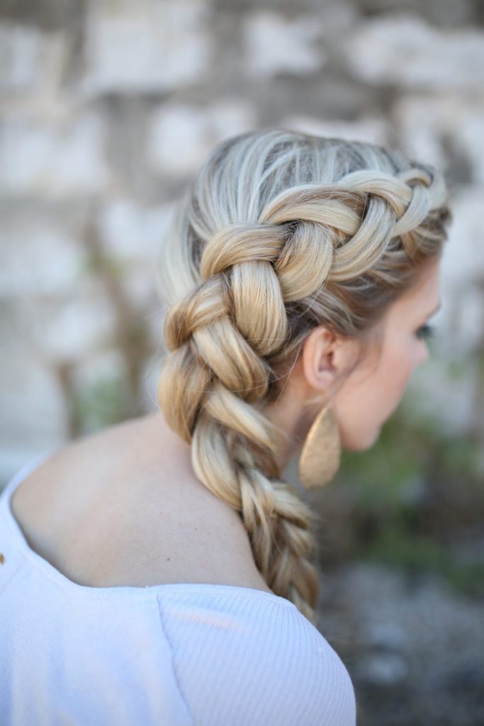 Collarbone Length Side Dutch Braid