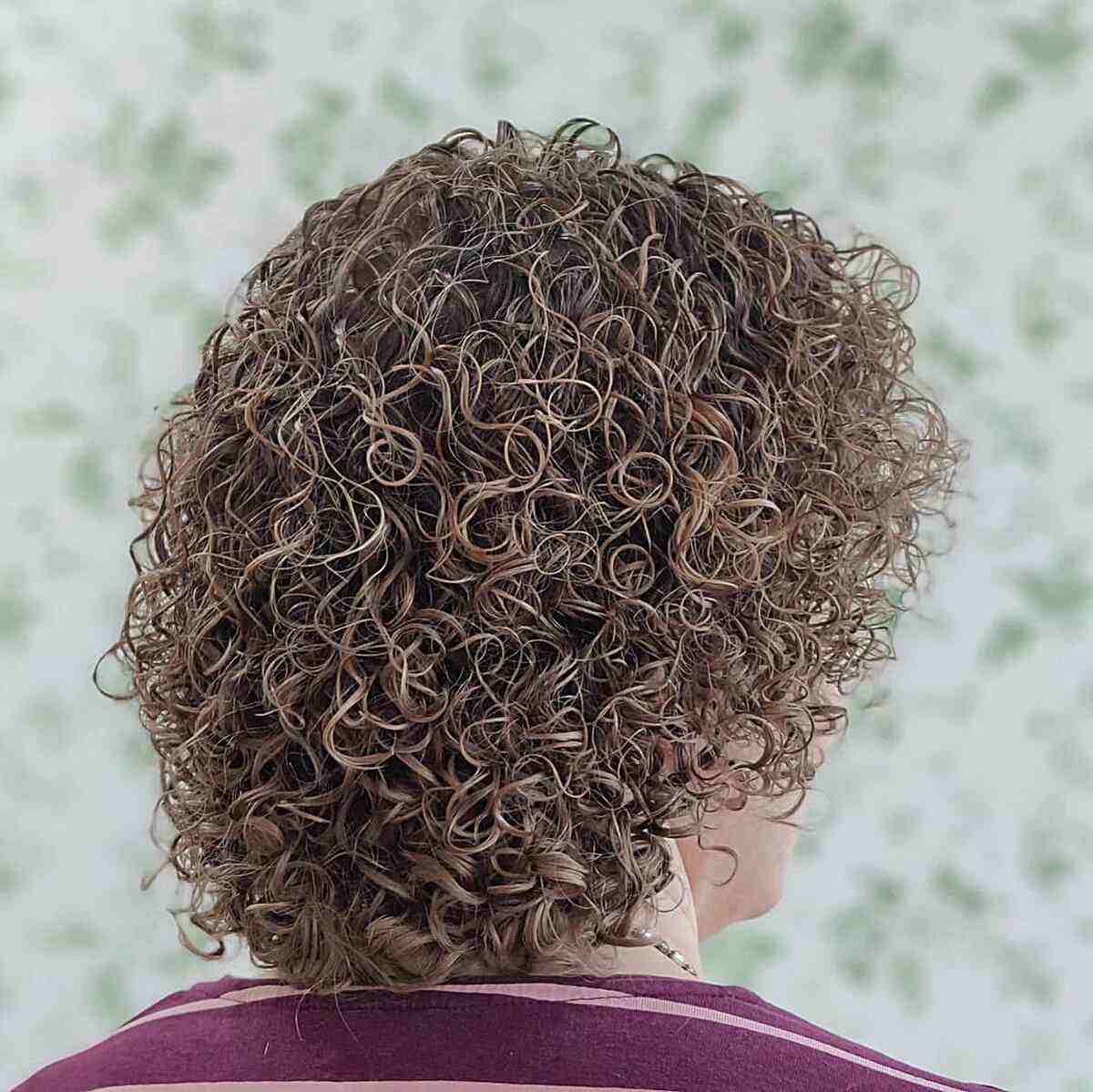 Air-Dried Bob With Tight Curls — Perm Hairstyles
