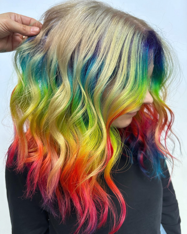 Vivid Rainbow Color Melt Vivid Rainbow Color Melt — Rainbow Hair