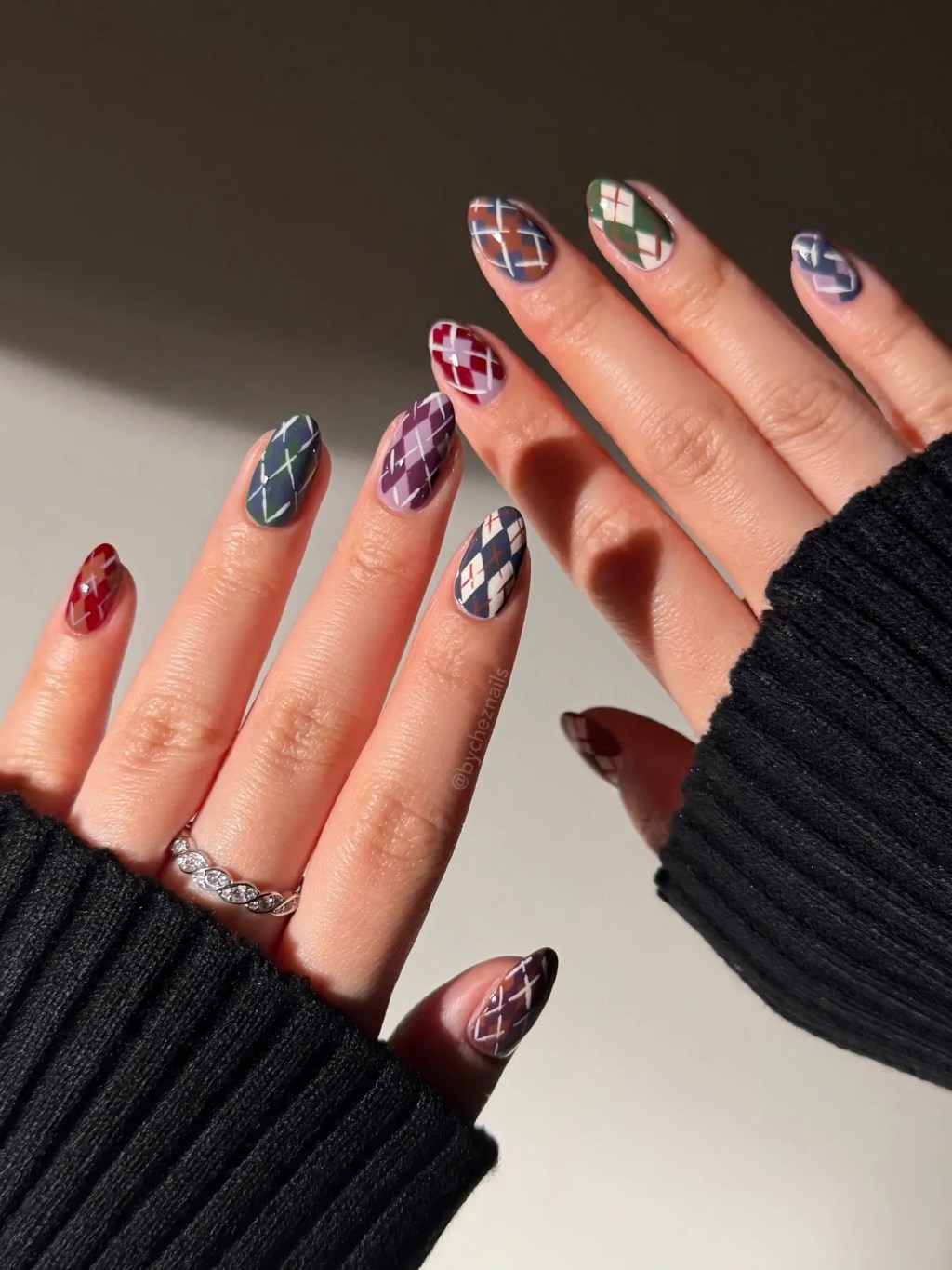 Natural Nails with Realtor Name Tag — Realtor Nails