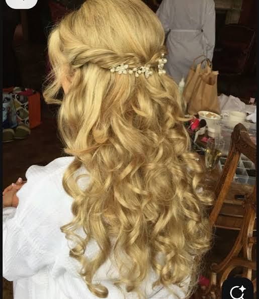 Blonde Visual Idea — Prom Hair Down