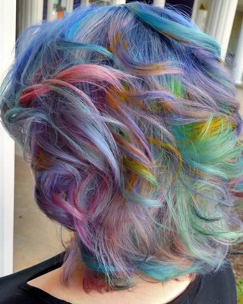 Chin Visual Idea — Holographic Hair