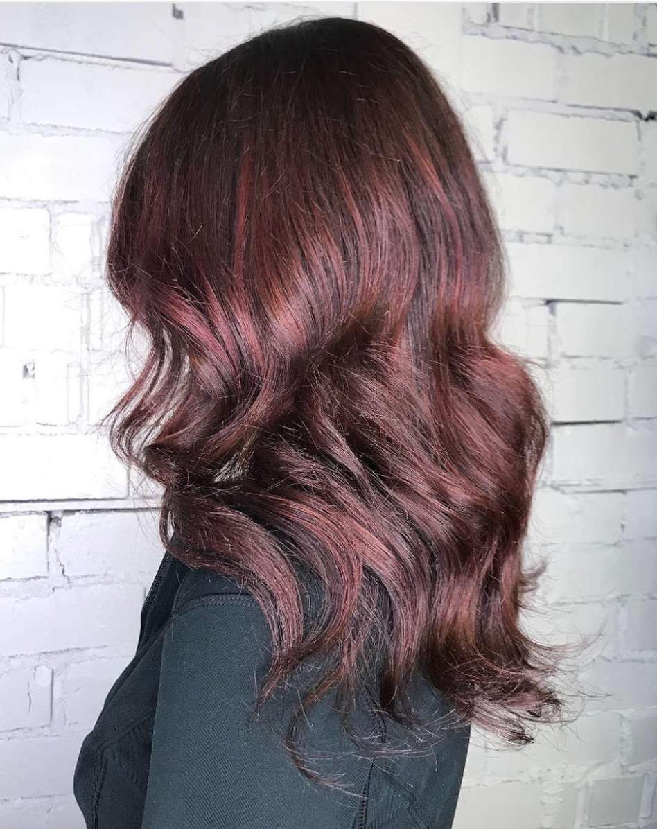 Deep Burgundy With Subtle Red Undertones Visual Idea — Dark Red Hair