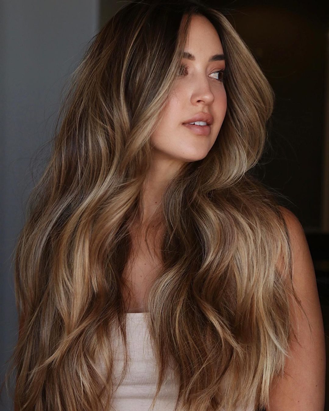 Mid-Back Visual Idea — Bronde Hair