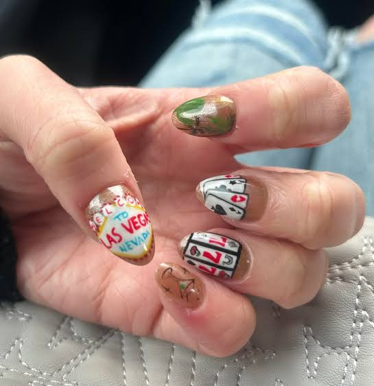Vegas Gambling Travel Visual Idea Vegas Gambling Travel Visual Idea — Vegas Nails