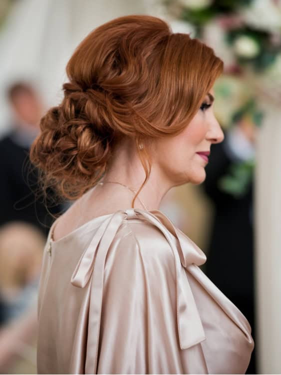 Auburn Base With Subtle Lighter Tones Visual Idea Auburn Base With Subtle Lighter Tones Visual Idea — Rehearsal Dinner Hairstyles