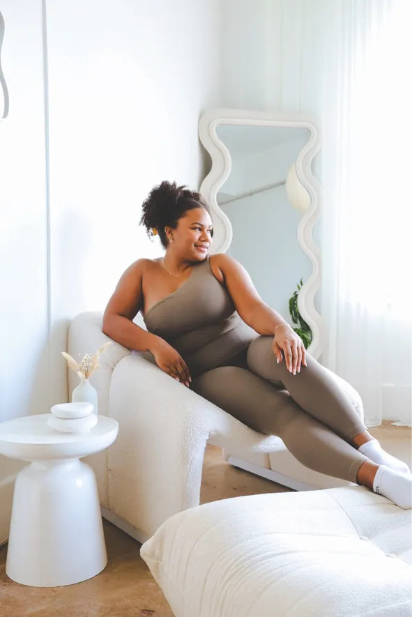 Olive Green Align Bodysuit and Leggings Set Olive Green Align Bodysuit and Leggings Set — Lululemon Align Outfits