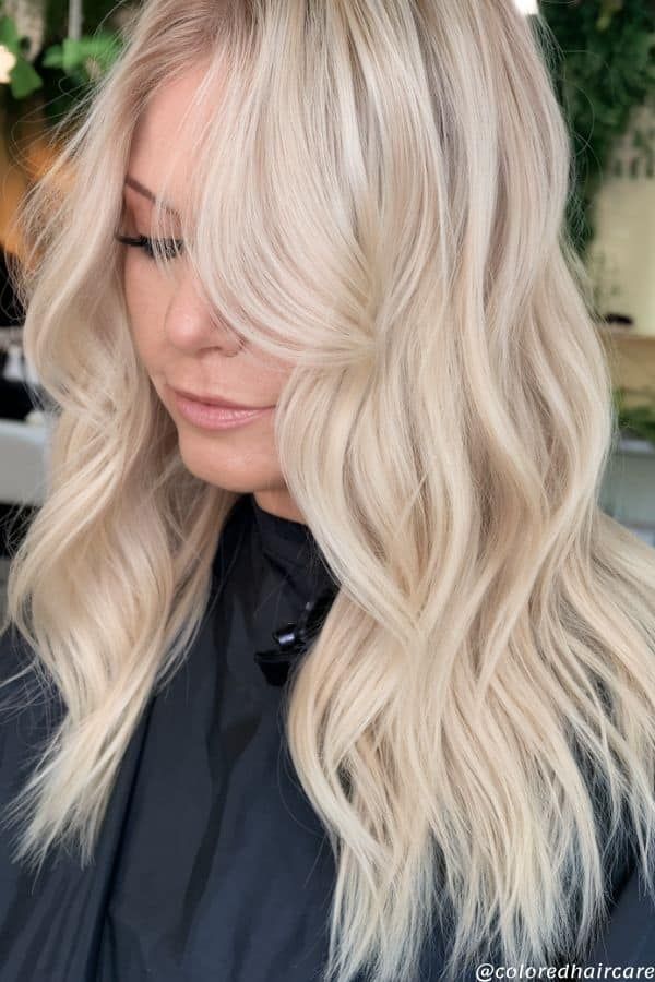 Platinum Blonde Lob Platinum Blonde Lob — Hair Color for Women Over 40