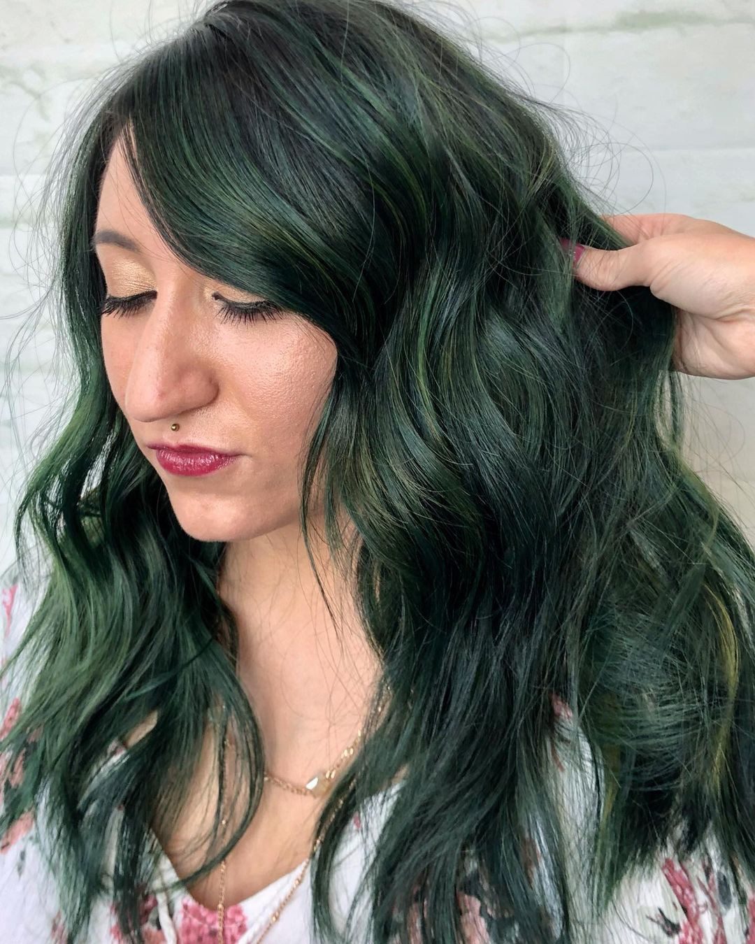 Deep Forest Green With Undertones — Green Hair