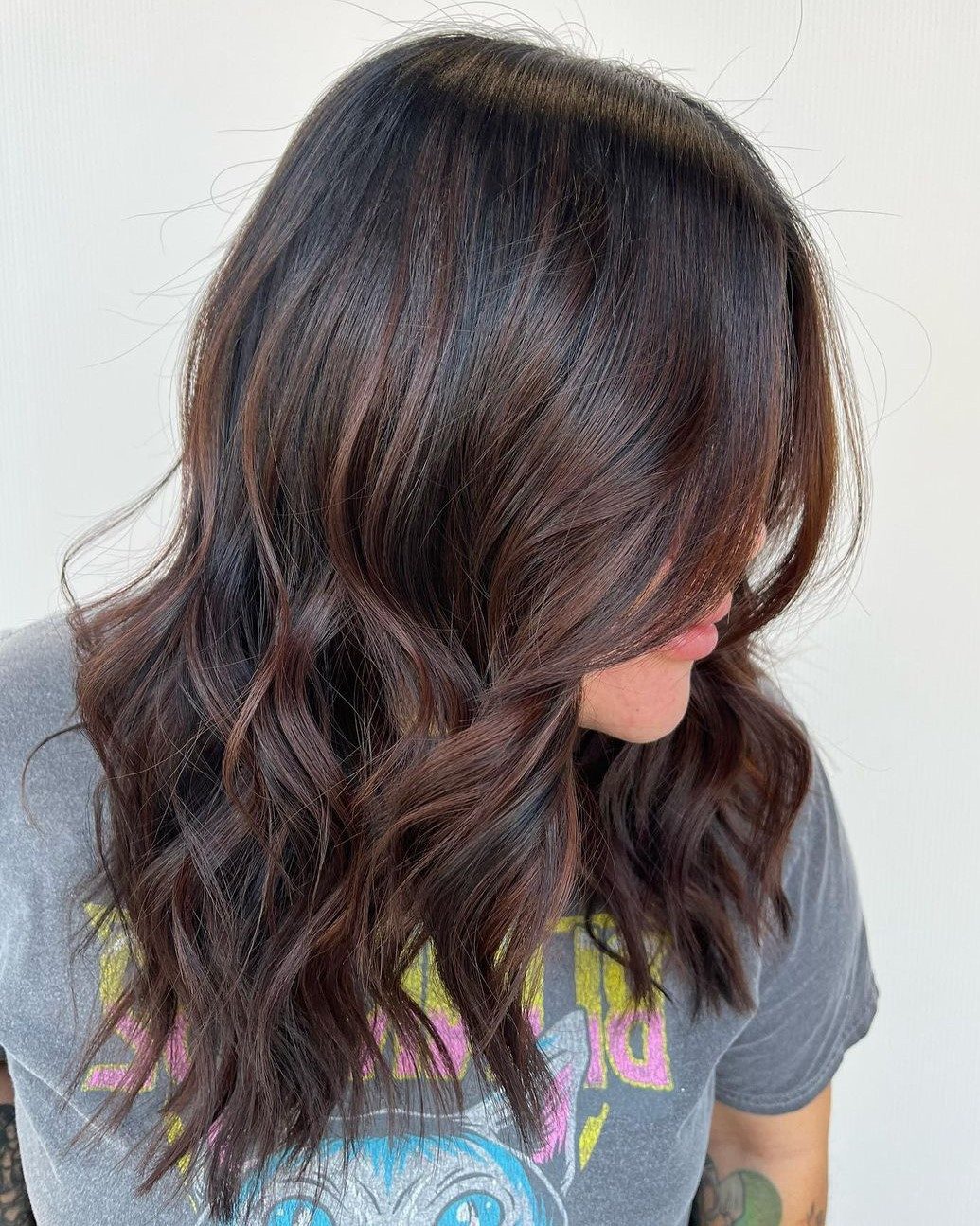 Dark Chocolate Mocha With Reddish Bronze Warmth — Mocha Brown Hair