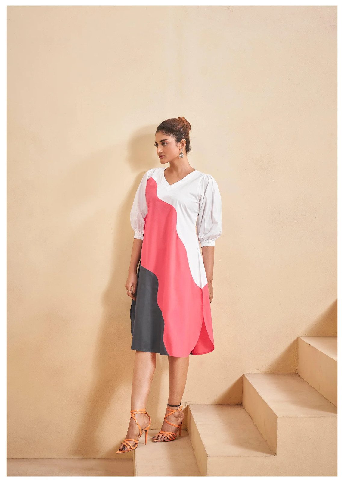 Embellished Gown with Draped Skirt for a Formal Statement Embellished Gown with Draped Skirt for a Formal Statement — Dresses to Hide Belly