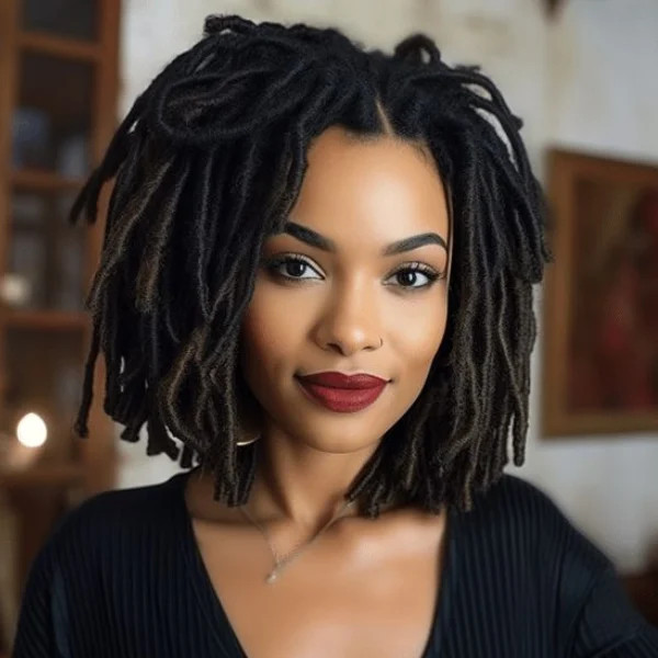 Collarbone Loose Locs With Definition Collarbone Loose Locs With Definition — Soft Locs Bob