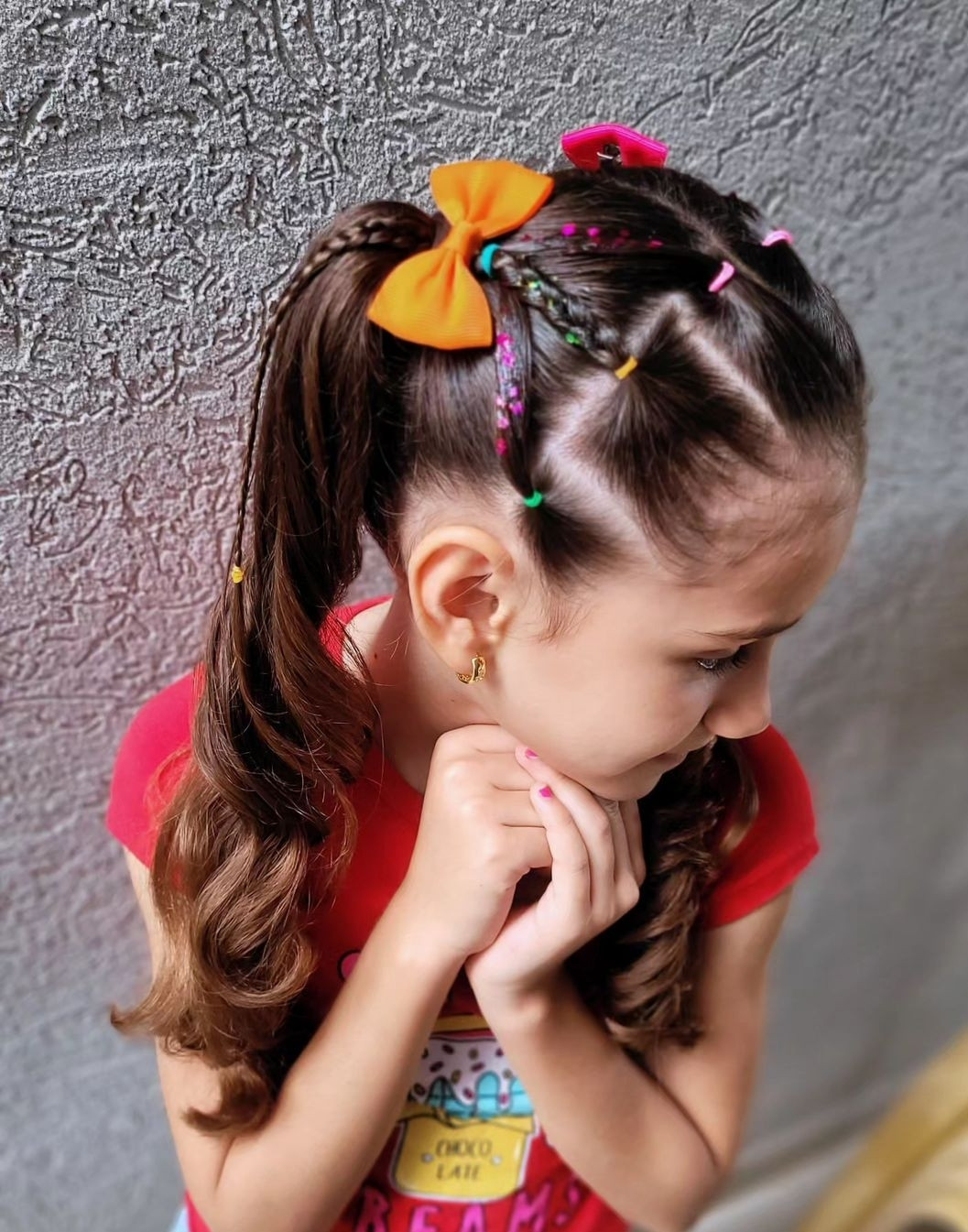 Braids And Ponytails With Accessories Braids And Ponytails With Accessories — Baby Girl Hairstyles