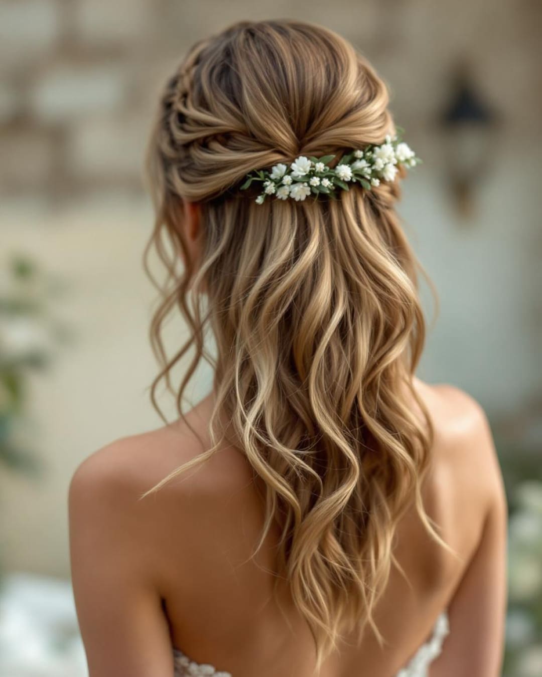 Shoulder Visual Idea Shoulder Visual Idea — Wedding Hairstyles for Medium Hair
