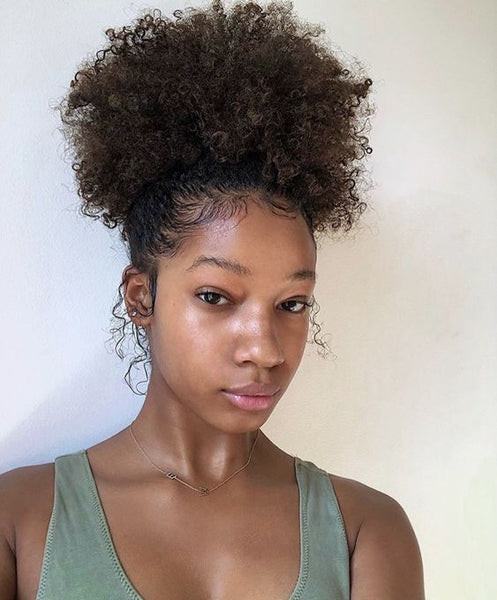 High Ponytail with Defined Curly Texture High Ponytail with Defined Curly Texture — Prom Hairstyles for Curly Hair