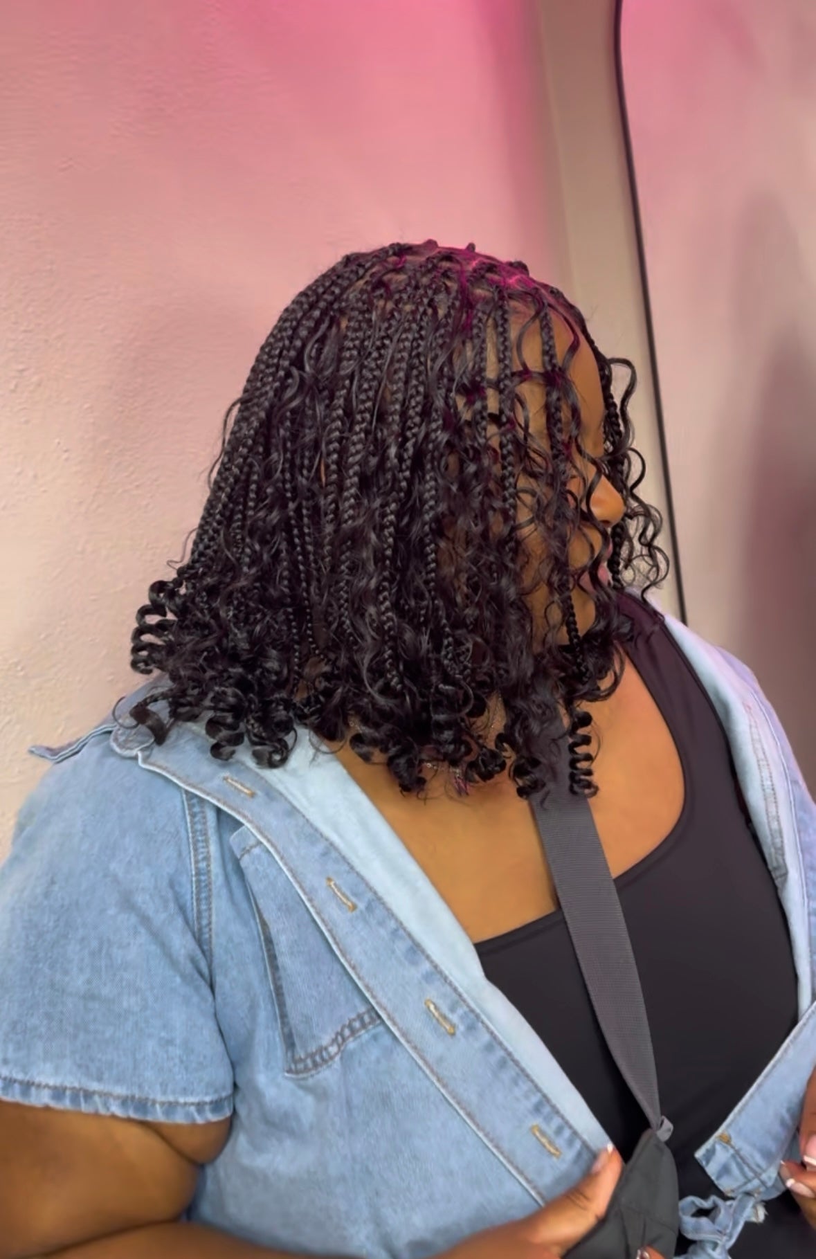 Side View Visual Idea — Bob Braids