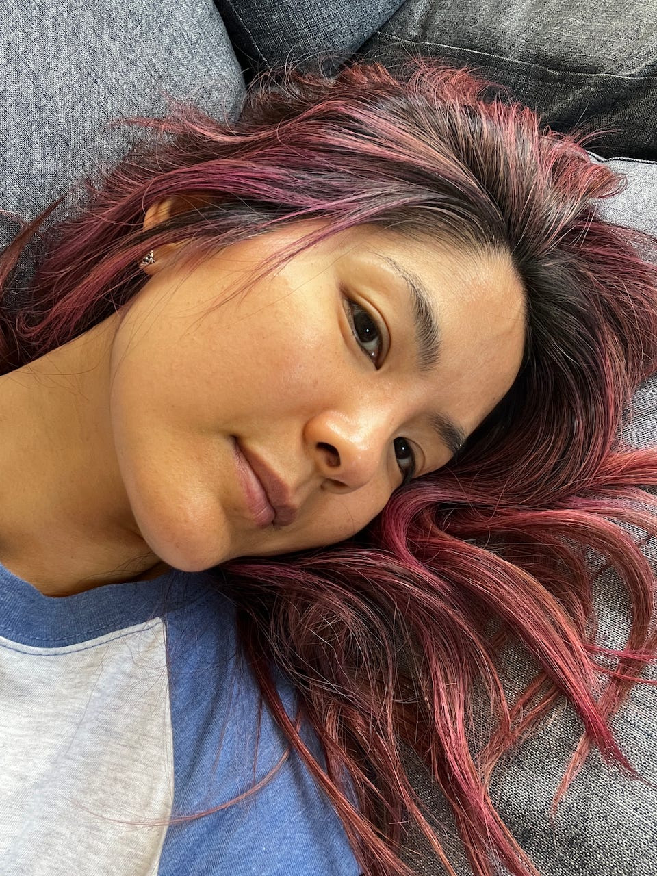 Dark Base With Pink and Magenta Tones Dark Base With Pink and Magenta Tones — Hair Color for Asian Hair