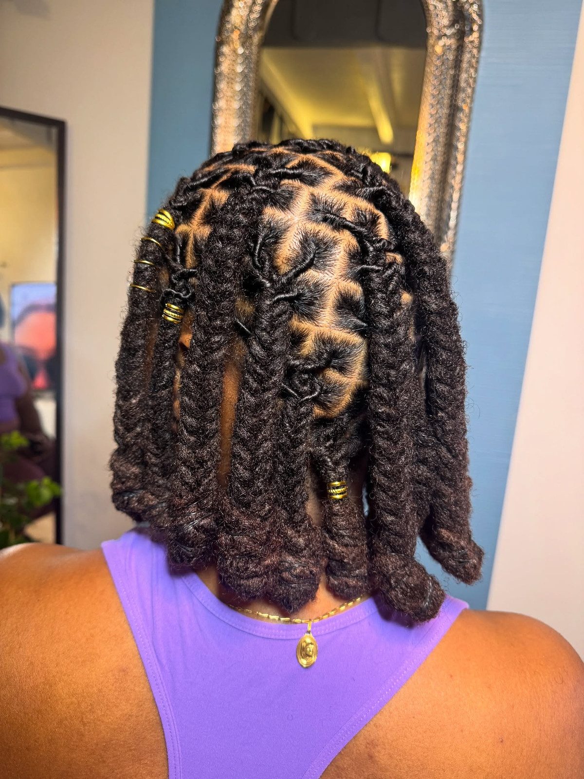 Shoulder Length Visual Idea Shoulder Length Visual Idea — Loc Styles for Work