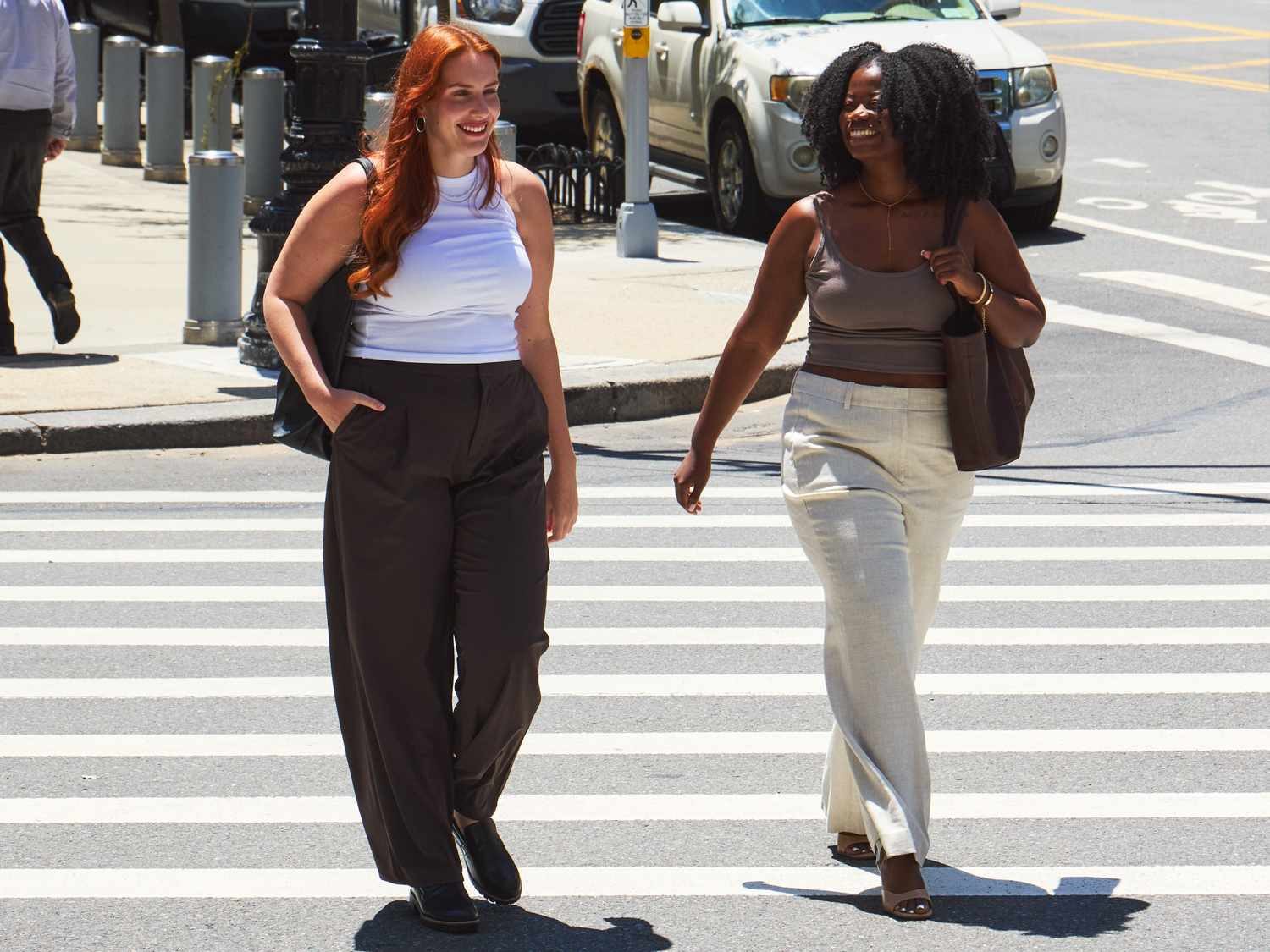 Wide-Leg Jeans with a Striped Knit Top Wide-Leg Jeans with a Striped Knit Top — Outfits for Big Hips