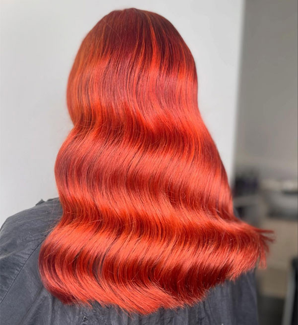 Visual Idea — Fire Red Hair
