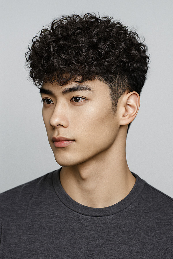 Textured Crop With Tousled Curls Textured Crop With Tousled Curls — Broccoli Haircut
