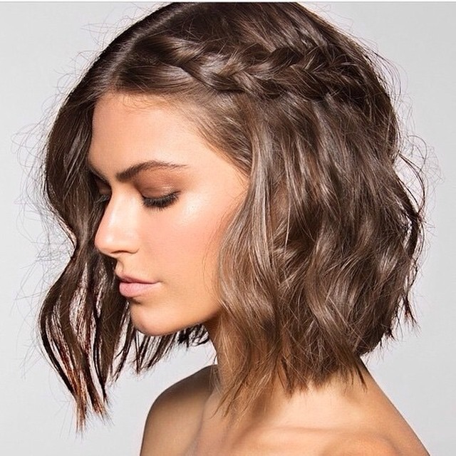 Bob With A Side Braid Accent — Easy Hairstyles for Medium Hair