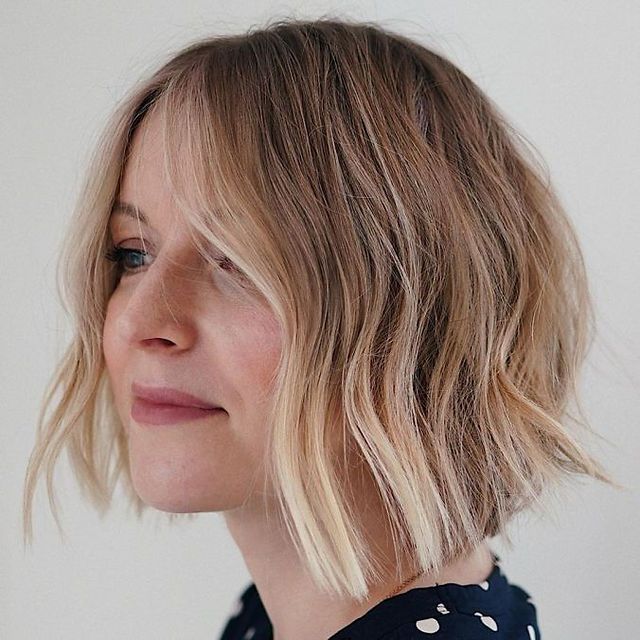 Face-Framing Pieces Visual Idea Face-Framing Pieces Visual Idea — Balayage Short Hair
