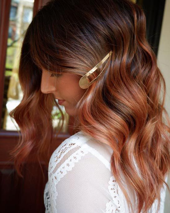 Long Layers Visual Idea Long Layers Visual Idea — Light Auburn Hair