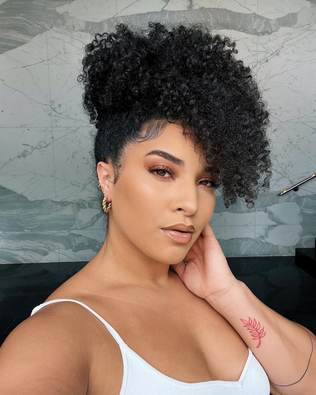 Asymmetrical Updo with Curls Asymmetrical Updo with Curls — 4A Hairstyles
