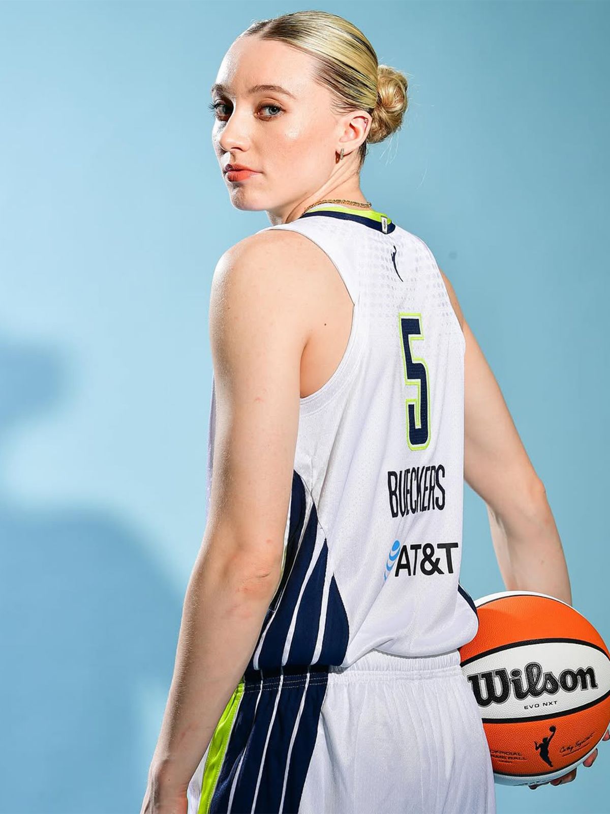 Sleek Low Bun At Collarbone Length — Basketball Hairstyles