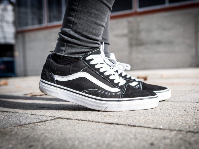 Distressed Denim with Classic Black Vans Distressed Denim with Classic Black Vans — Vans Outfits