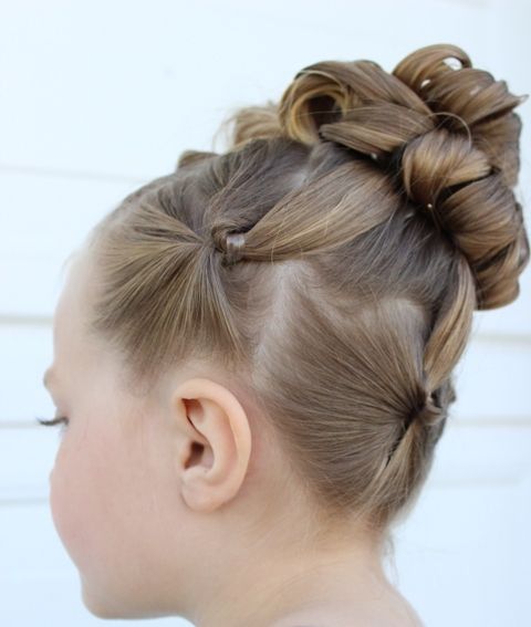 Architectural Twisted Updo — Dance Recital Hairstyles