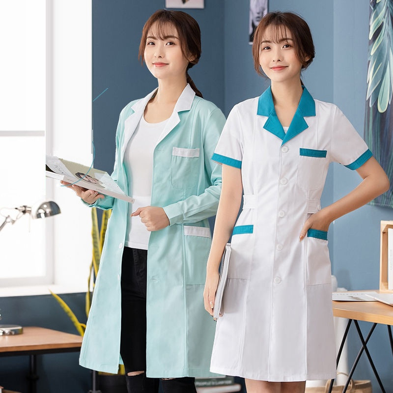 Contrasting Doctor's Attire: Lab Coat vs. Dress Contrasting Doctor's Attire: Lab Coat vs. Dress — Doctor Outfits Women
