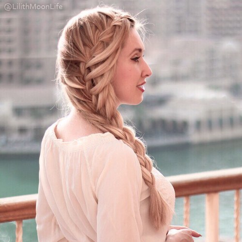 Textured Side Fishtail Braid — Mermaid Braid