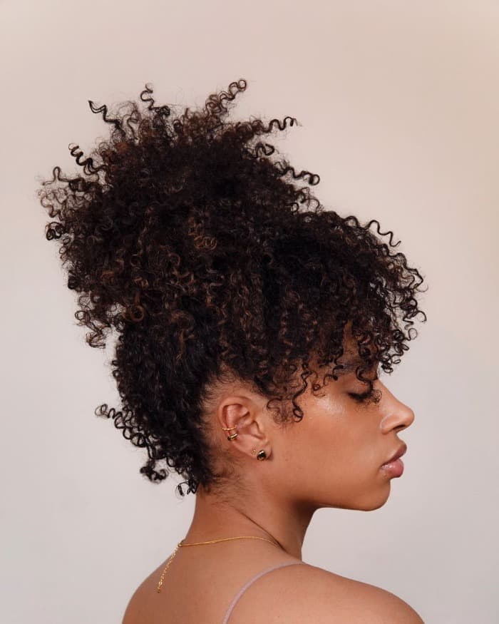 Voluminous High Ponytail — Afro Hairstyles