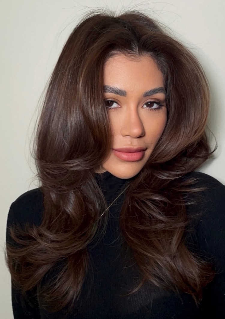 Shoulder Visual Idea Shoulder Visual Idea — Chocolate Brown Hair