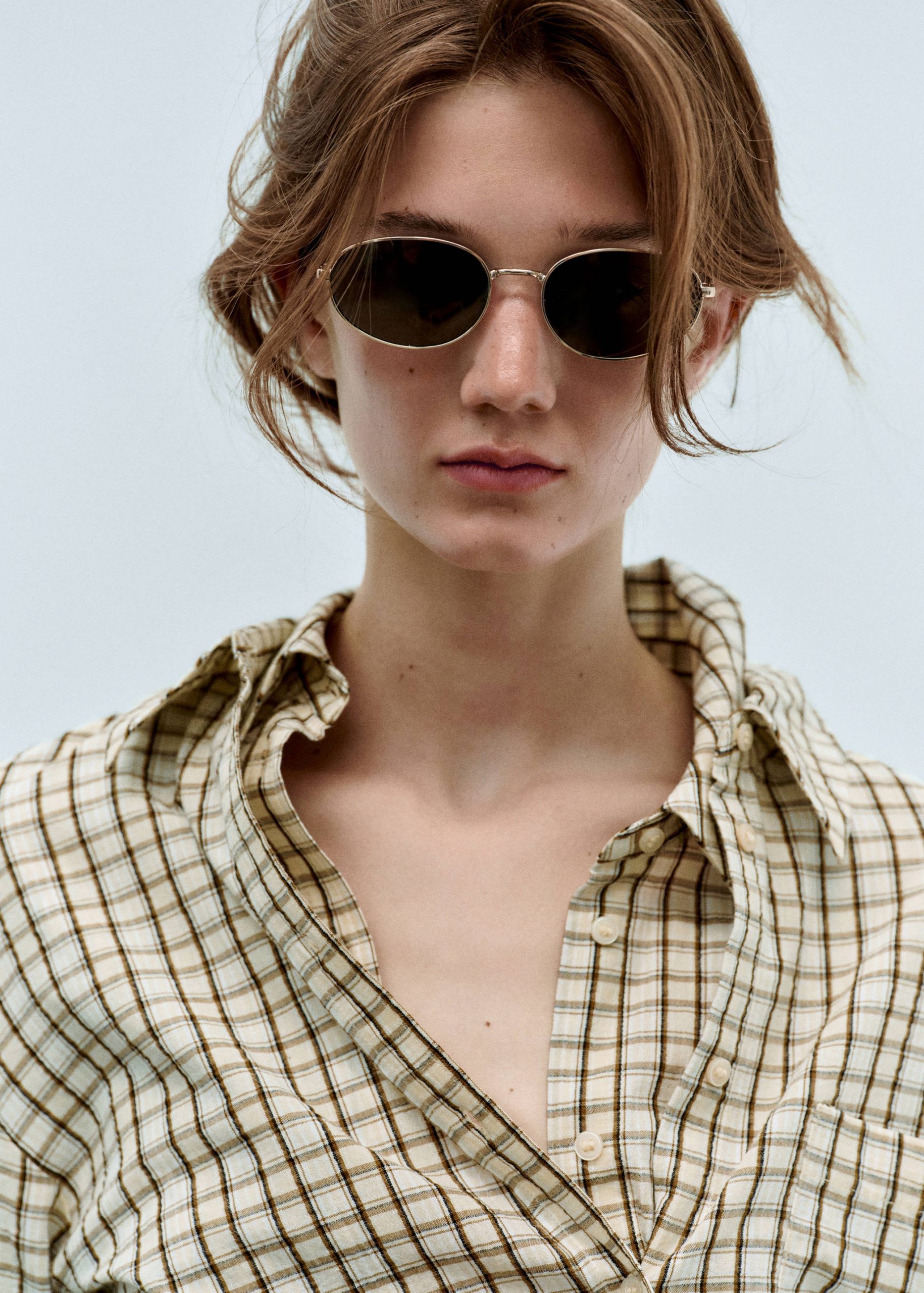 Cotton Outfit Idea — Sunglasses