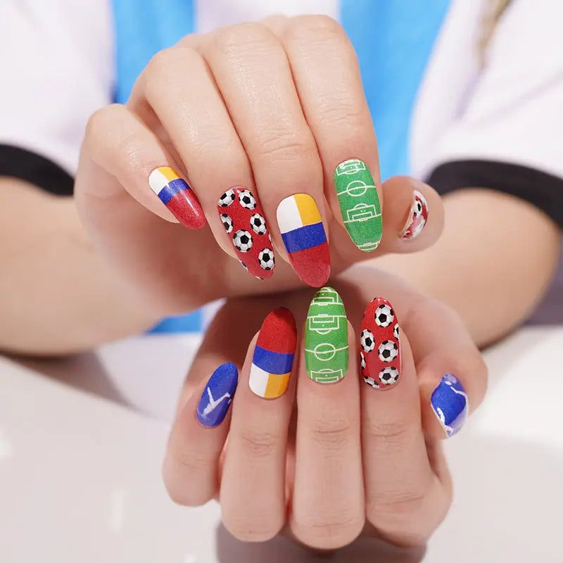 One Hand Visual Idea One Hand Visual Idea — Soccer Nails
