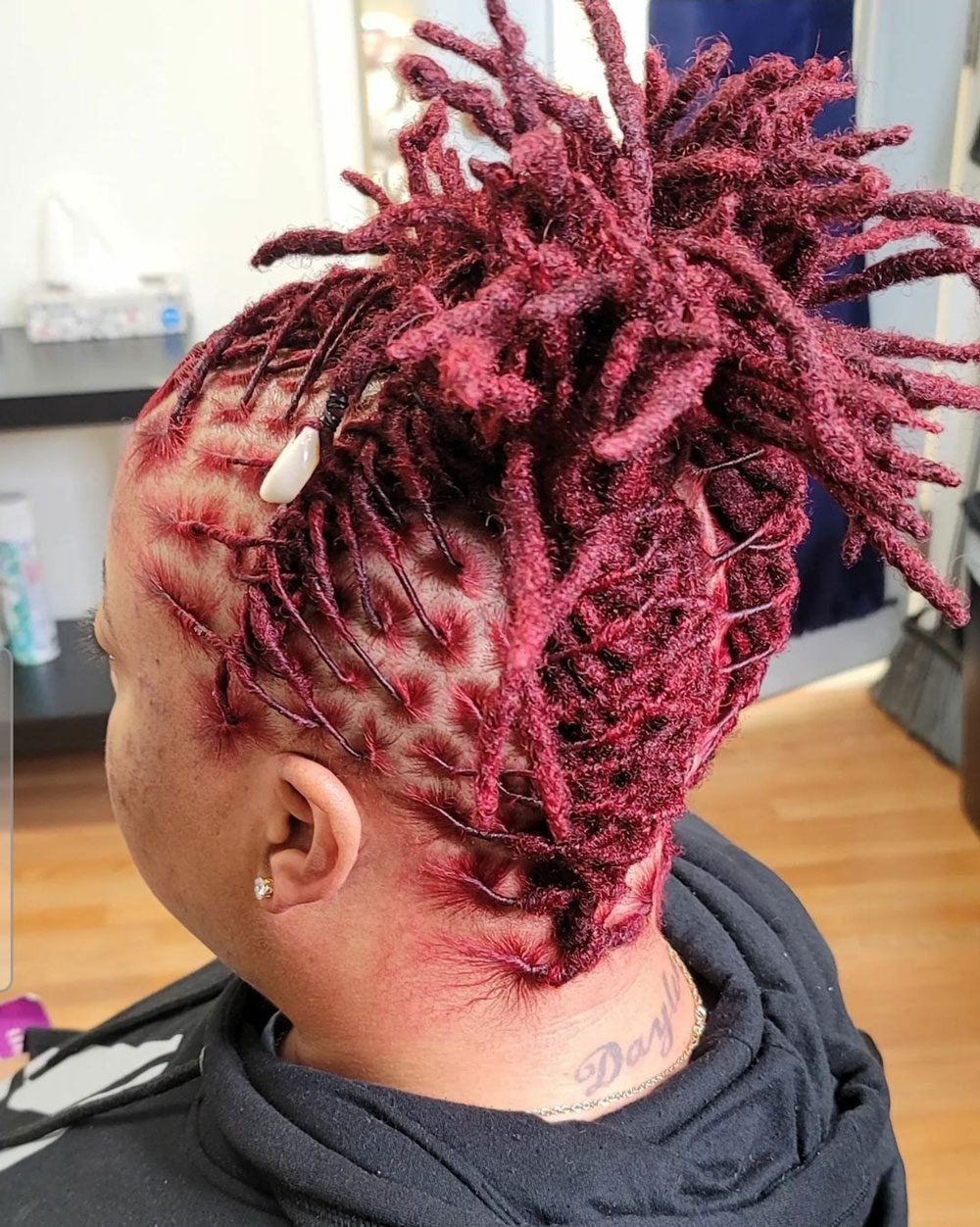 Ear Visual Idea Ear Visual Idea — Short Loc Styles