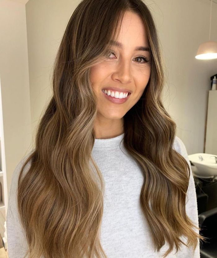 Wavy Blowout with Balayage Wavy Blowout with Balayage — Hairstyles for Greasy Hair