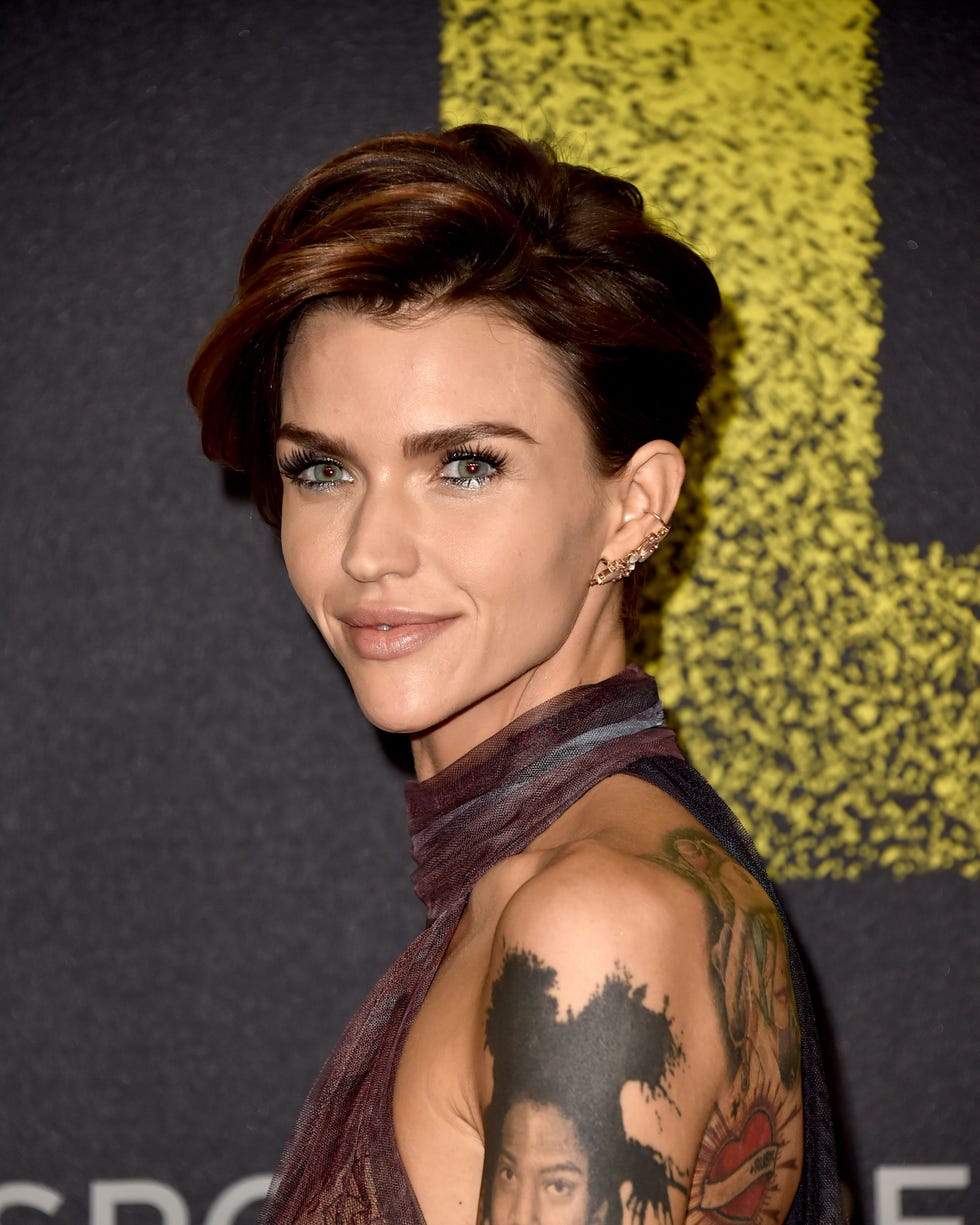 Dark Brown Pixie With Voluminous Bangs — Undercut Pixie