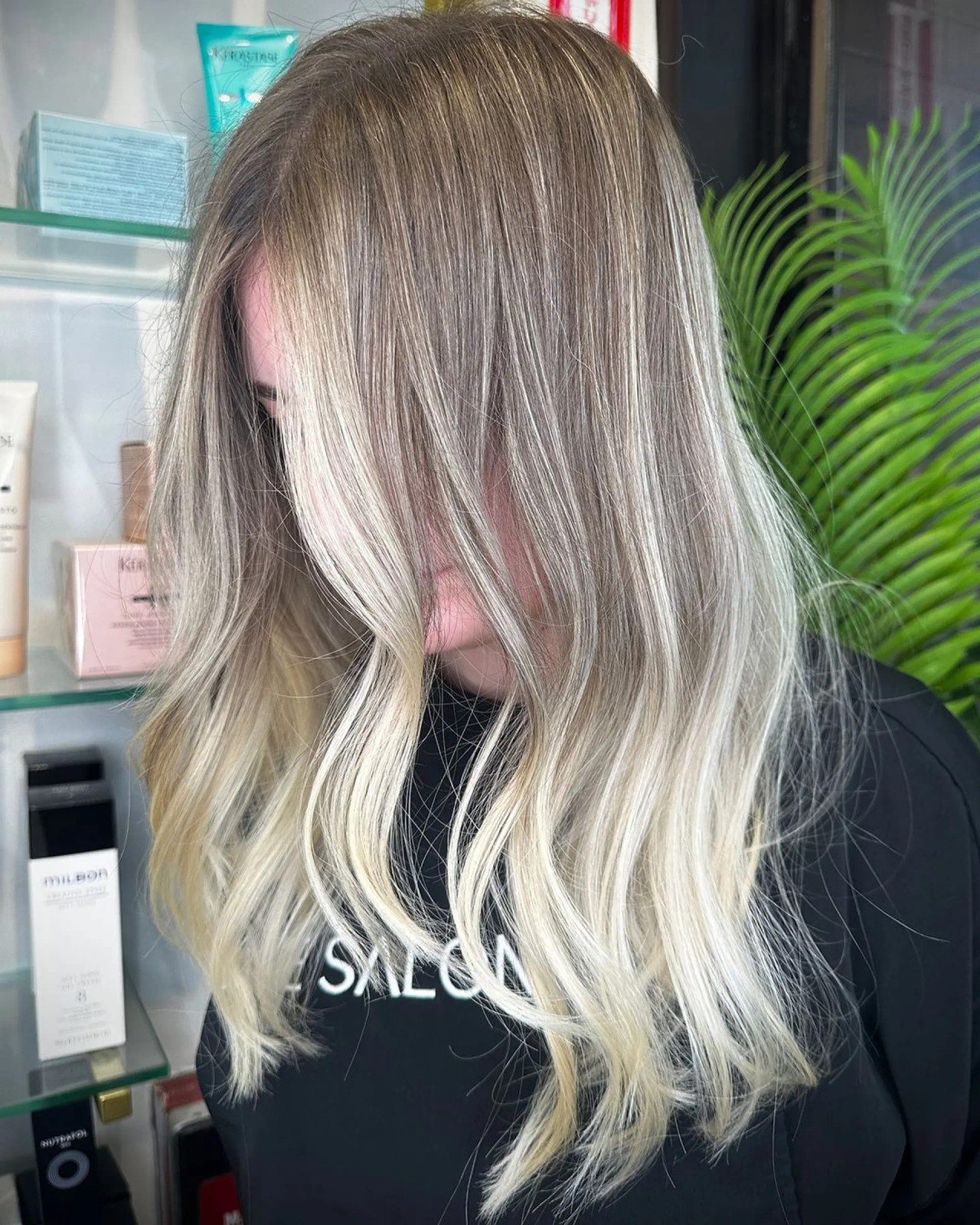 Dark Brown Base With Blonde Balayage — Blonde Hair Colors